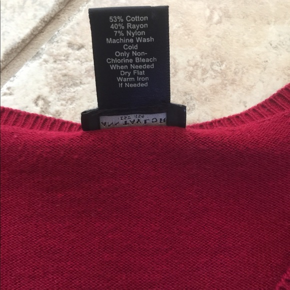 Ann Taylor Red Embroidered Cardigan XS - Picture 4 of 5